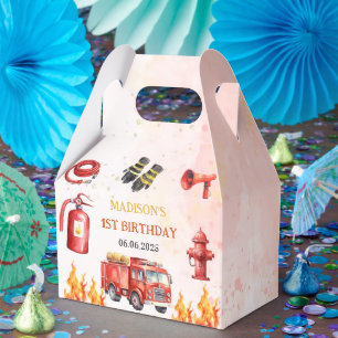 Ballotins Pompier Camion d'incendie 1er anniversaire
