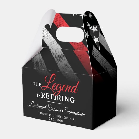 Ballotins Pompier Retraite Ligne Rouge Flag Flaman (Verso)