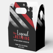 Ballotins Pompier Retraite Ligne Rouge Flag Flaman (Ouvert)