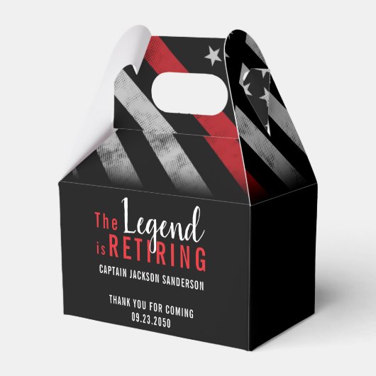 Ballotins Pompier Retraite Ligne Rouge Flag Flaman (Verso)