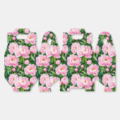 Ballotins Pony rose fleurit sur un Arrière - plan feuillu (Déplié)