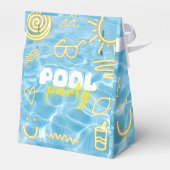 Ballotins Pool summer neon vibes birthday party (Arrière)