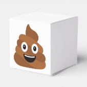 Ballotins Poop Emoji Party Favoriser Box (Arrière)