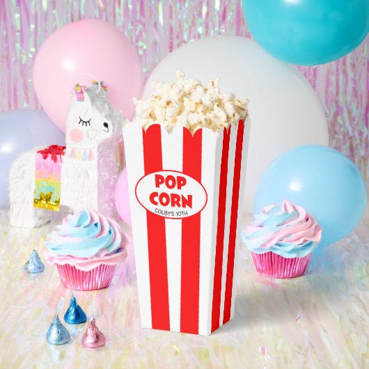 Ballotins Pop Corn Soirée cinéma personnalisée (Fête)