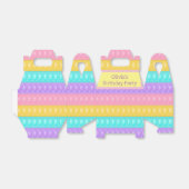 Ballotins Pop it Pastel Rainbow Girl Anniversaire (Déplié)