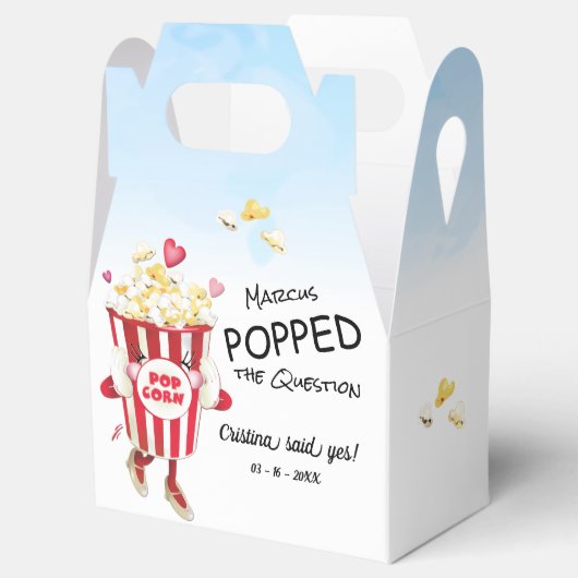 Ballotins Pop La Question Popcorn Fiançailles (Ouvert)