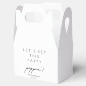 Ballotins Popcorn Ballotin, Party Poppin' Popcorn Bar Mix F (Ouvert)