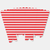 Ballotins Popcorn Classique Rayé Rouge et Blanc pour Soirée (Déplié)