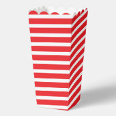Ballotins Popcorn Classique Rayé Rouge et Blanc pour Soirée (Recto)
