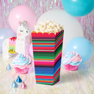 Ballotins Popcorn coloré aux rayures mexicaines Sarape
