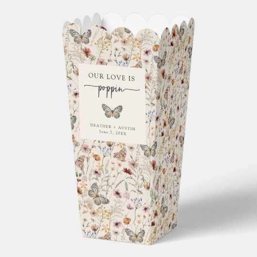 Ballotins Popcorn de papillon Boho (Verso)