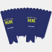 BALLOTINS POPCORN MODERNE ET MODERNE MODERNE MARINE BLEU (Déplié)