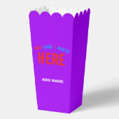 BALLOTINS POPCORN MODERNE ET PERSONNALISABLE (Verso)