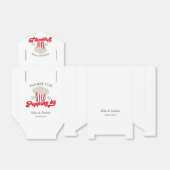 Ballotins Popcorn Party Favoriser boîte cadeau (Déplié)