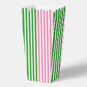 Ballotins Popcorn rayures rose et vert (Verso)