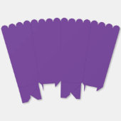 Ballotins Popcorn Simple Attrayant Violet Royal Uni (Déplié)