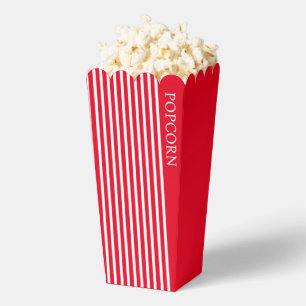 Ballotins Popcorn simple standard rouge et blanc
