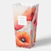 Ballotins Poppies d'aquarelle rouge dans un Mariage de champ (Recto)