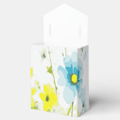 Ballotins Poppies rustiques simples bleues jaunes aquarelles (Ouvert)