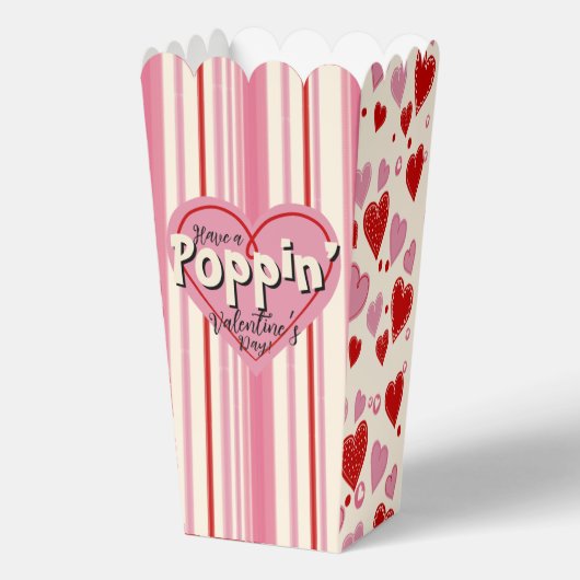 Ballotins Poppin’ Valentine's Day Popcorn Box (Verso)