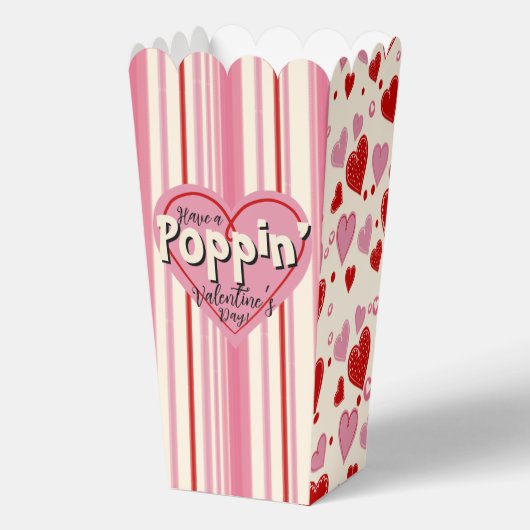 Ballotins Poppin’ Valentine's Day Popcorn Box (Recto)