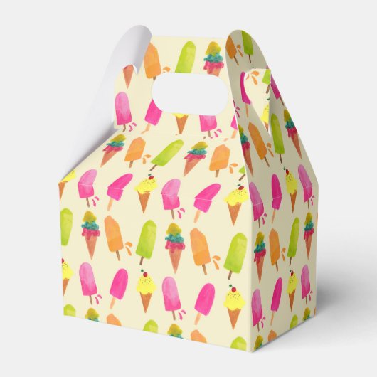 Ballotins Popsicles et crème glacée Monogramme personnalisé (Arrière)