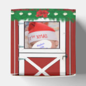 Ballotins Porte de la grange rouge 5 photo Cadeau personnali (Haut)