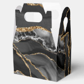 Ballotins Porte de Parties scintillant noir et or (Ouvert)