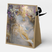 Ballotins Porte dorée céleste élégante, texte doré (Arrière)