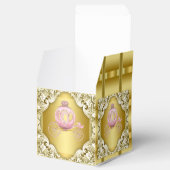 Ballotins Porte-princesse rose et or (Ouvert)