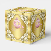 Ballotins Porte-princesse rose et or (Arrière)