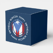 Ballotins Porto Rico : Drapeau Thème : Anniversaire Boricua (Arrière)