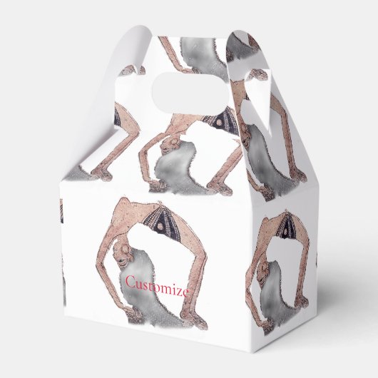 Ballotins Pose vintage de Yoga Backbend Thunder_Cove (Verso)