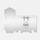 Ballotins Posh Gem Bow & Ribbon 60e anniversaire de Mariage (Déplié)