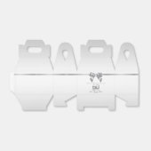 Ballotins Posh Gem Bow & Ribbon 60e anniversaire de Mariage (Déplié)