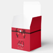 Ballotins Posh Gem Bow & Ruban 40e Anniversaire (Ouvert)