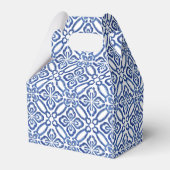 Ballotins Positano Lemons Cobalt Bleu Blanc Motif Mariage (Arrière)