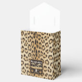 Ballotins Poster de animal Leopard Ballotin d'anniversaire (Ouvert)