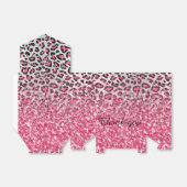 Ballotins poster de animal leopard rose fleur à la mode (Déplié)