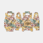 Ballotins Poster de animal Zebra coloré tendance (Déplié)