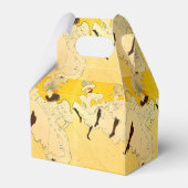 Ballotins Poster de la fille dansante Jaune Toulouse Lautrec (Arrière)