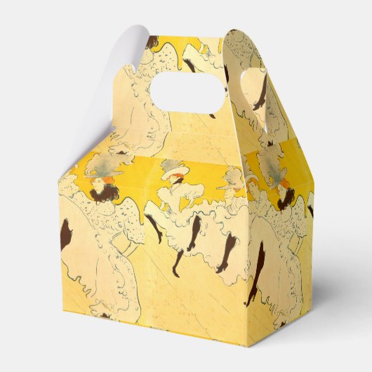 Ballotins Poster de la fille dansante Jaune Toulouse Lautrec (Arrière)