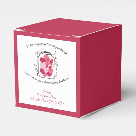 Ballotins Pot de l'amour pour la Saint-Valentin (Verso)
