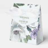 Ballotins Poudre Bleu mariage boîte de préférence (Verso)