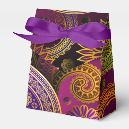 Ballotins Pourpre Paisley (Verso)