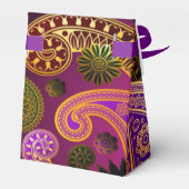 Ballotins Pourpre Paisley (Arrière)