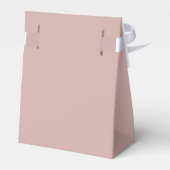 Ballotins Poussière de rose gênée Monogramme de nom de fille (Arrière)