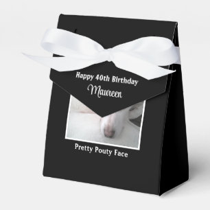 Ballotins Pouty Face mignon Chien 2 Photos 40e anniversaire 