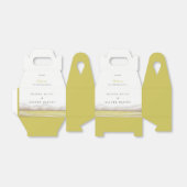 Ballotins Prairies en fleurs boîte de préférence de mariage (Déplié)