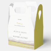 Ballotins Prairies en fleurs boîte de préférence de mariage (Ouvert)